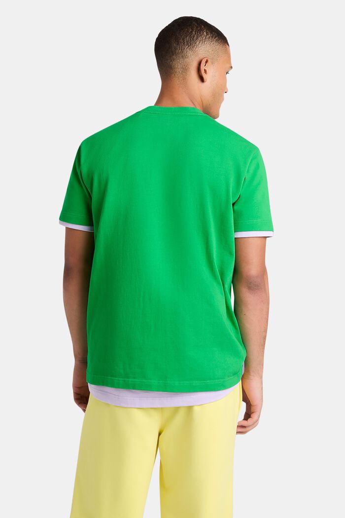 Camiseta unisex en jersey de algodón con logotipo, GREEN, detail image number 3