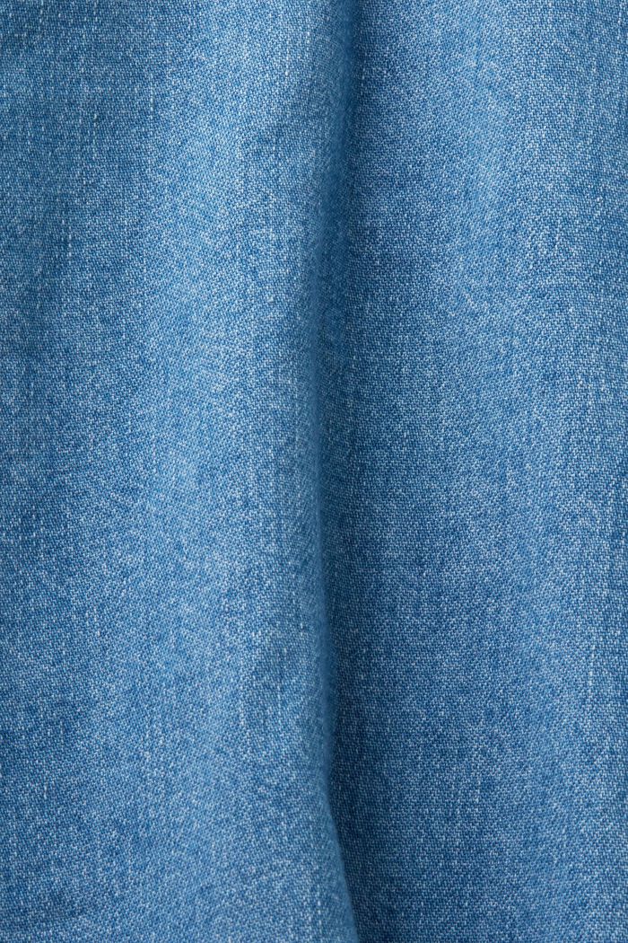 Camisa vaquera, BLUE LIGHT WASHED, detail image number 4