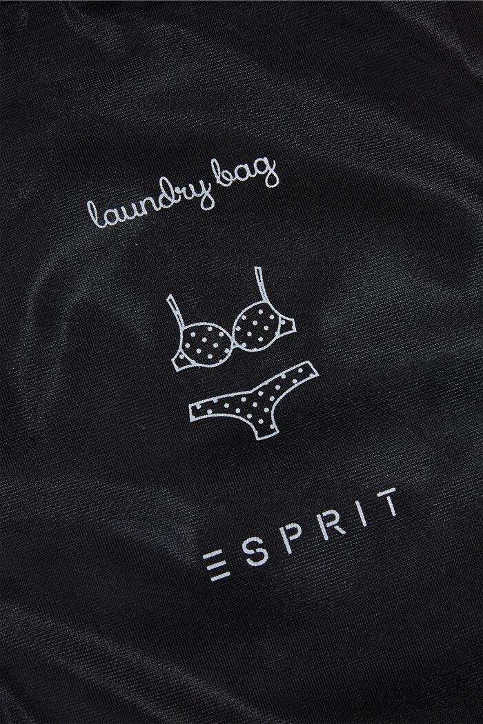Bolsa de lavado con cremallera, BLACK, detail image number 1