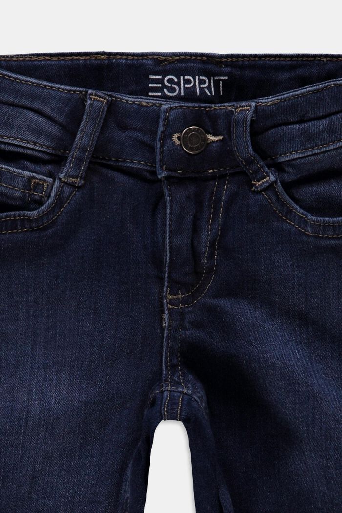 Vaqueros cortos con cintura ajustable, BLUE DARK WASHED, detail image number 2