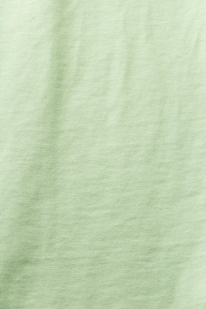 Camiseta de cuello redondo con logotipo, LIGHT GREEN, detail image number 5