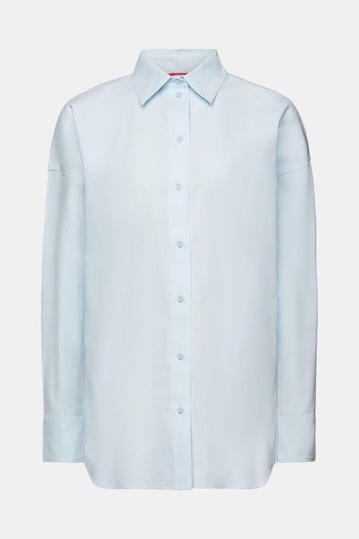 Blusa camisera oversize, PASTEL BLUE, detail image number 6