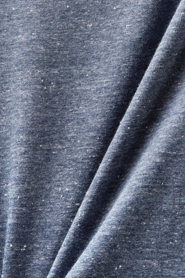 Camiseta de manga larga con cuello ancho, GREY BLUE, detail image number 5
