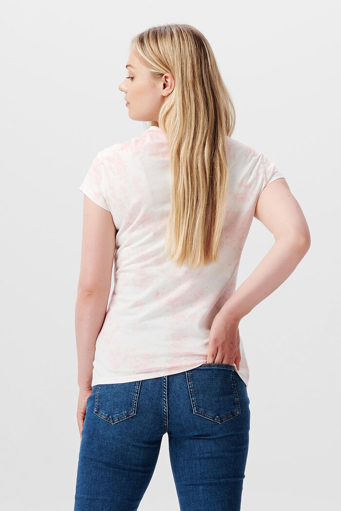 Camiseta de algodón con teñido ice dye, BLUSH, detail image number 1