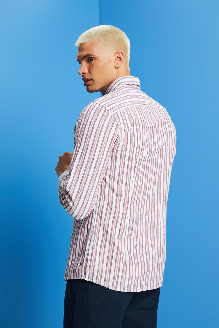 Camiseta de algodón a rayas, NEW WHITE, detail image number 3