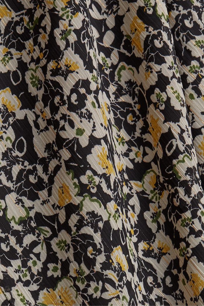 CURVY Falda midi con estampado y brillo, BLACK, detail image number 1