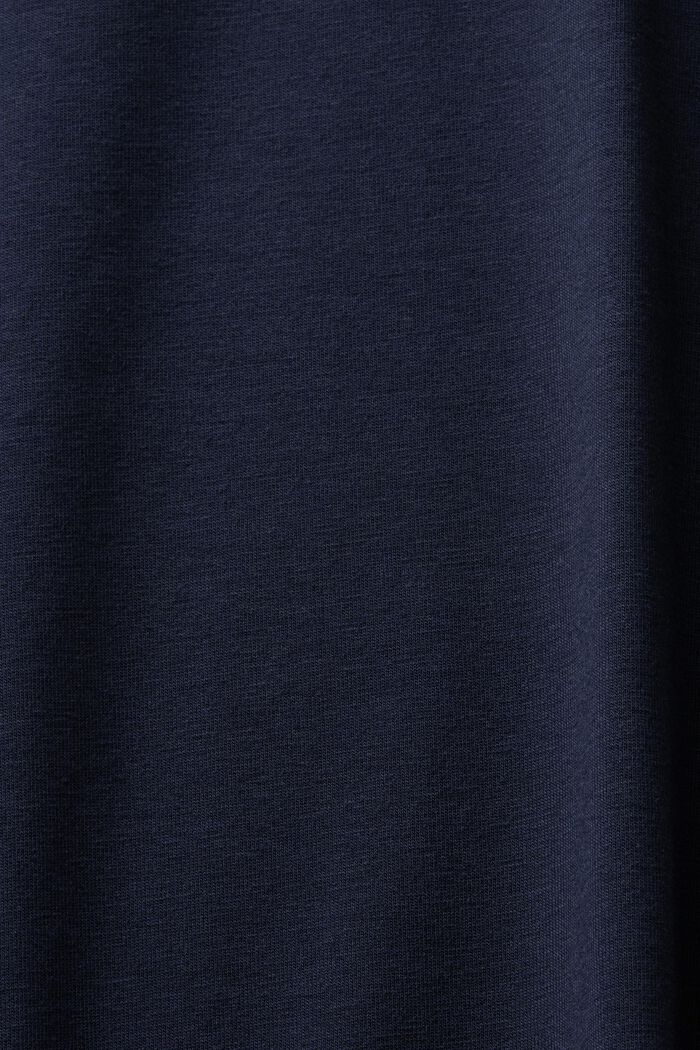 Camiseta de manga larga en tejido jersey, NAVY, detail image number 5