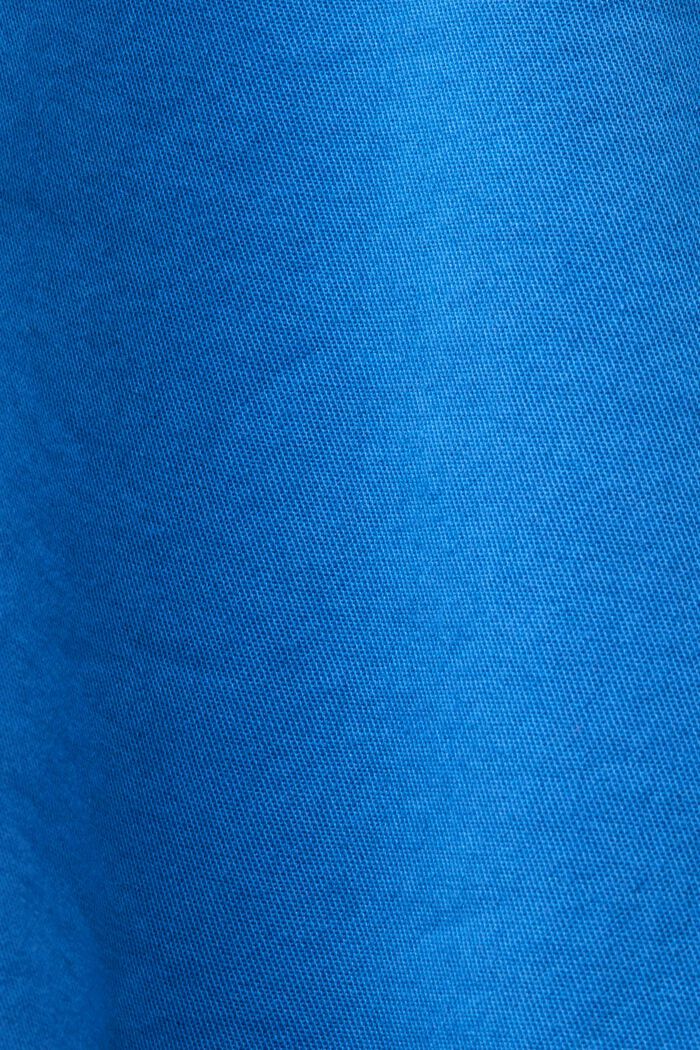 Pantalones cortos con cinturón trenzado de rafia extraíble, BRIGHT BLUE, detail image number 6