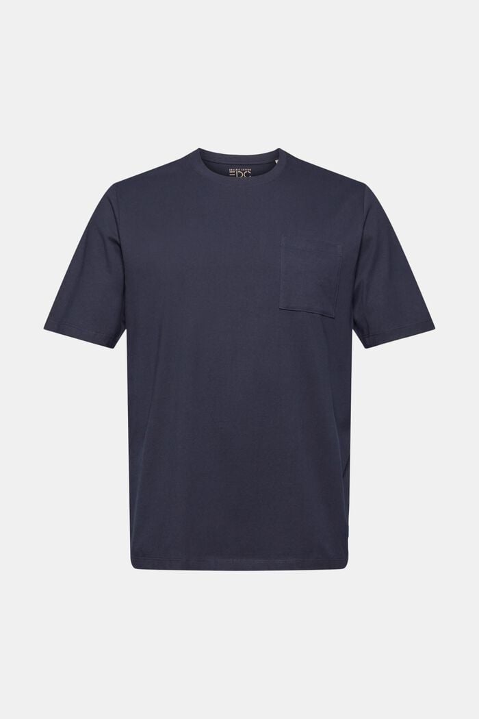 Camiseta de jersey en 100% algodón ecológico, NAVY, detail image number 2