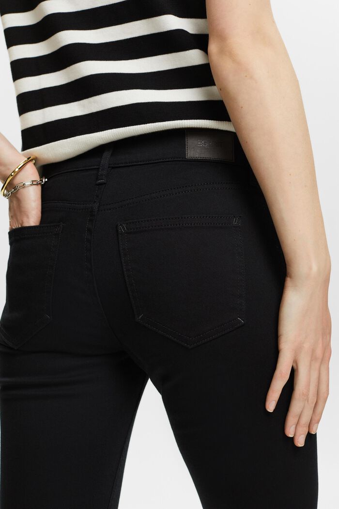 Jeans mid-rise skinny, BLACK RINSE, detail image number 3