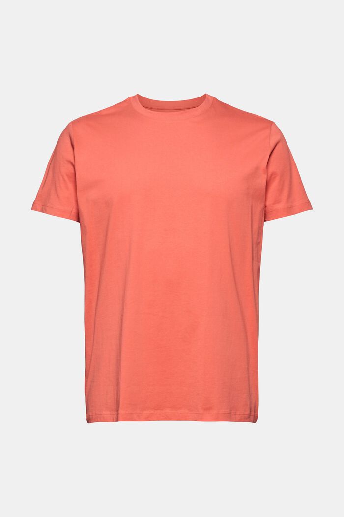Camiseta de jersey en 100% algodón ecológico, CORAL RED, detail image number 0