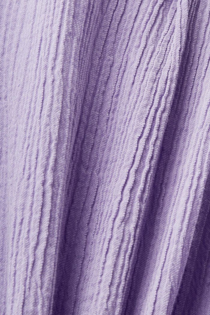 Blusa de algodón con textura, PURPLE, detail image number 6