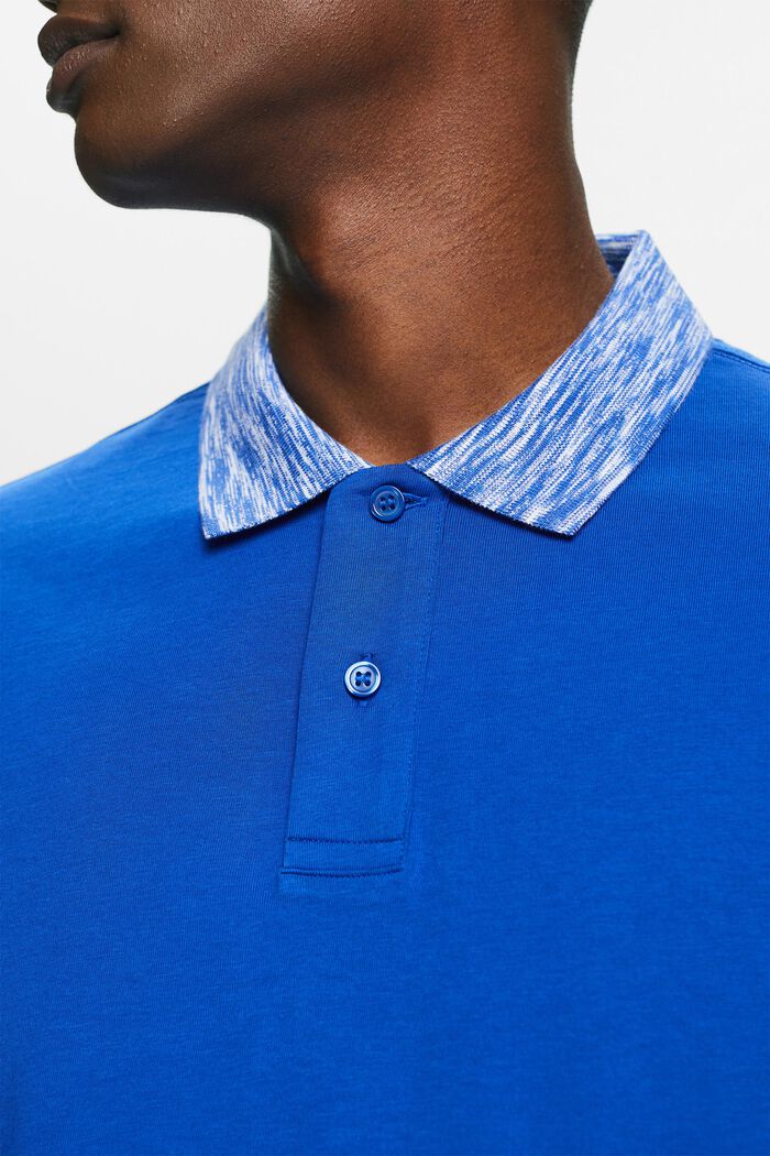 Polo cuello teñido, BRIGHT BLUE, detail image number 3
