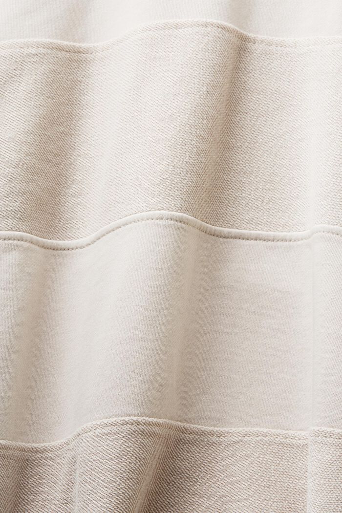 Sudadera de algodón ecológico con textura, LIGHT BEIGE, detail image number 5