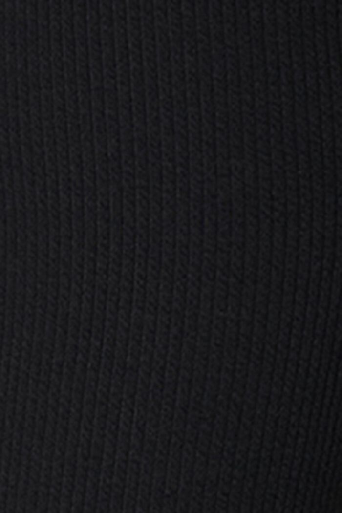 MATERNITY Leggings de jersey en punto acanalado, BLACK INK, detail image number 4