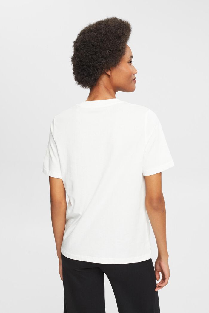 Camiseta estampada, OFF WHITE, detail image number 3