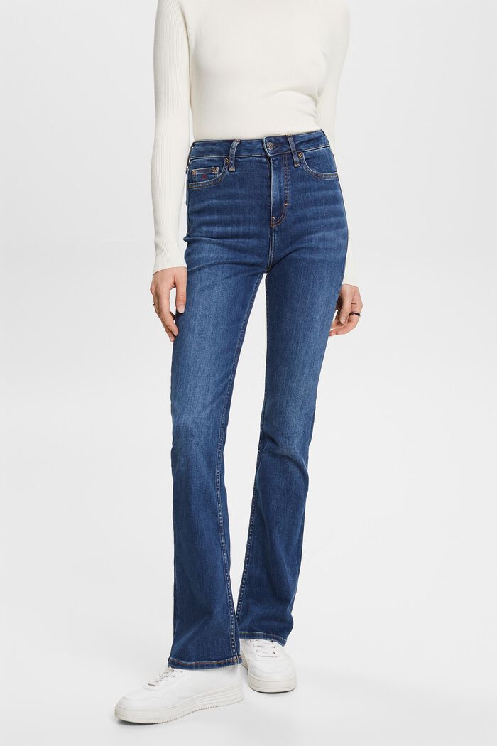 Jeans high-rise premium bootcut, BLUE MEDIUM WASHED, detail image number 0