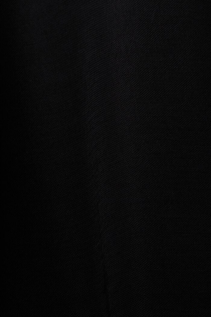 Blazer abierto de tejido jersey, BLACK, detail image number 4