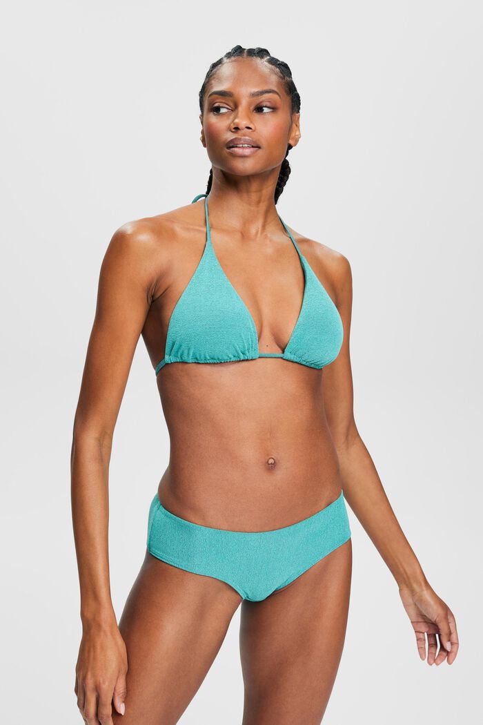 Braguita de bikini bicolor, AQUA GREEN, detail image number 0