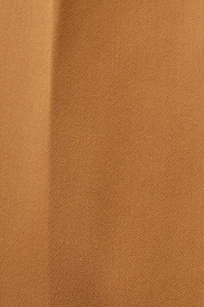 Pantalón chino de cintura alto con pinzas, CARAMEL, detail image number 5