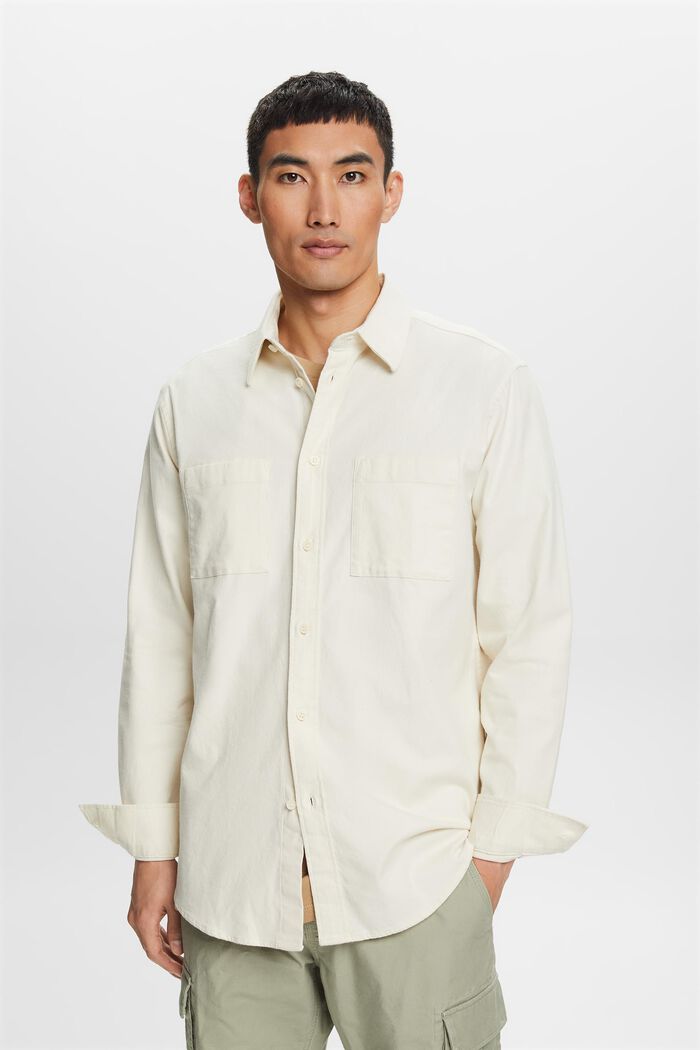 Camisa en franela de algodón, ICE, detail image number 1