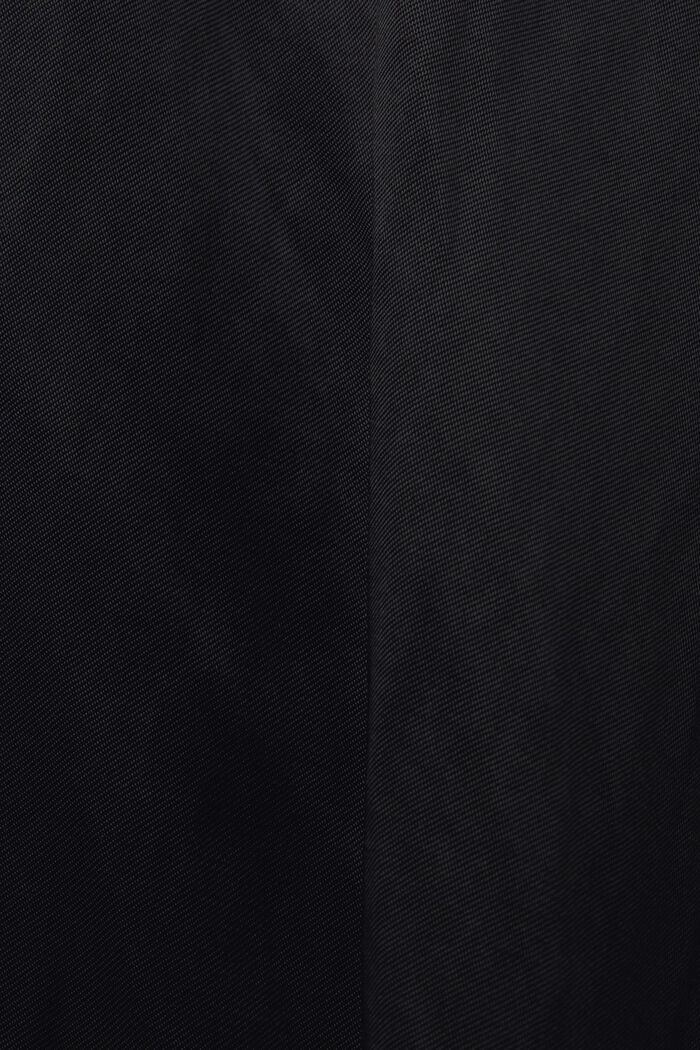 Camiseta con combinación de tejidos, LENZING™ ECOVERO™, BLACK, detail image number 6