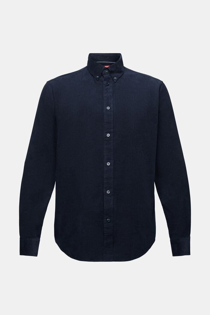 Camisa de pana en 100% algodón, PETROL BLUE, detail image number 6