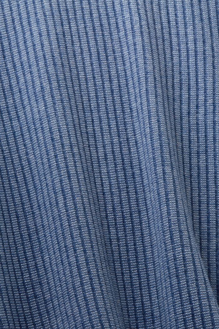Jersey de punto acanalado bicolor, BLUE, detail image number 5