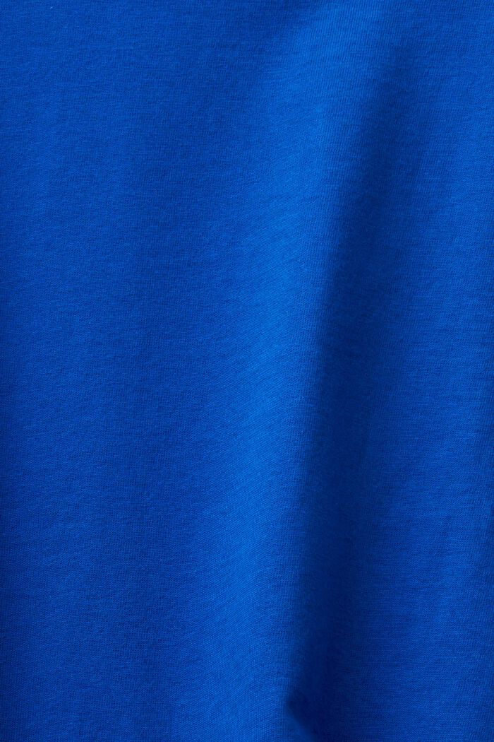 Camiseta de cuello redondo y manga corta, BRIGHT BLUE, detail image number 4