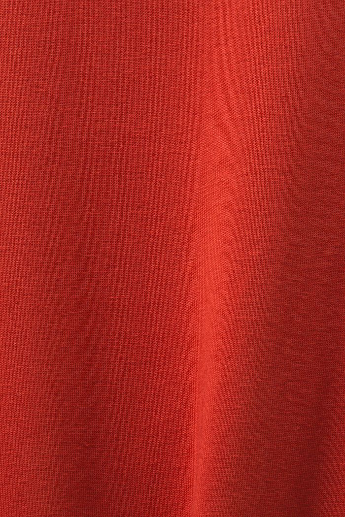 Minivestido de jersey, TERRACOTTA, detail image number 5