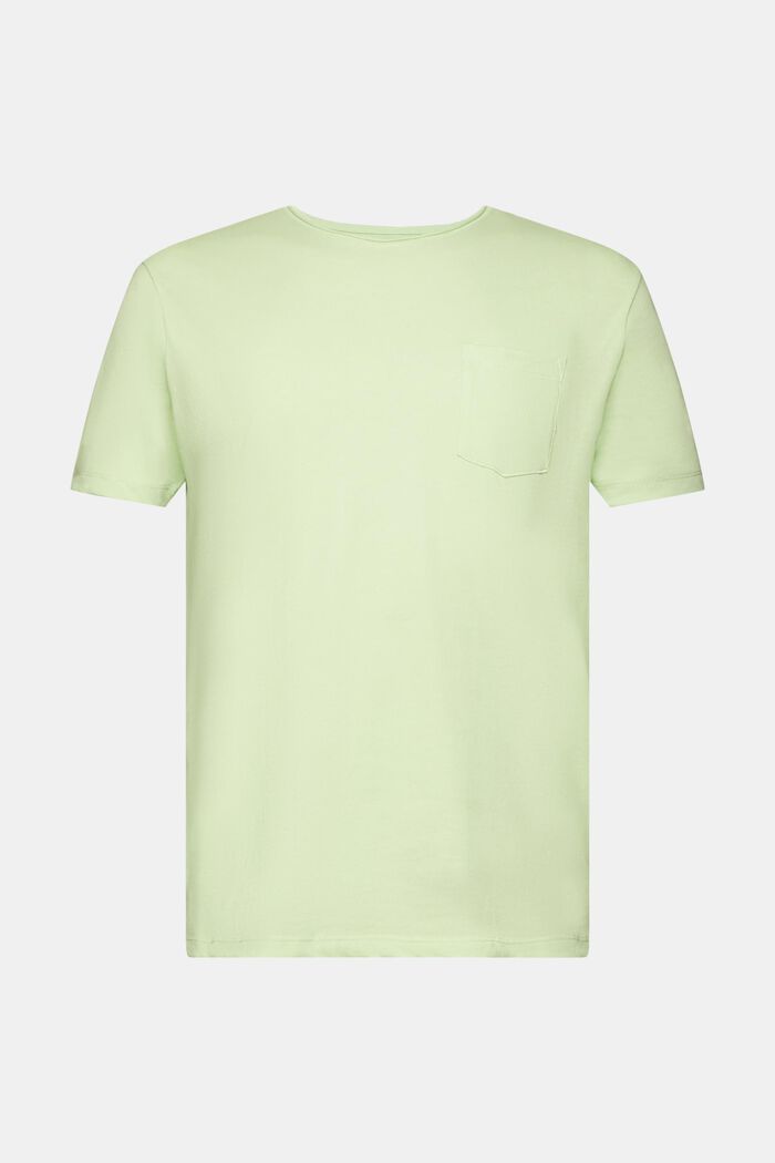 Reciclada: camiseta de jersey jaspeada, CITRUS GREEN, detail image number 7