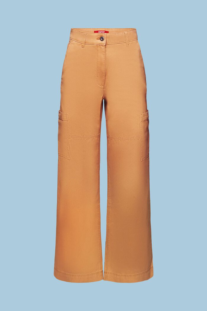 Pantalones cargo con pernera ancha, CARAMEL, detail image number 5