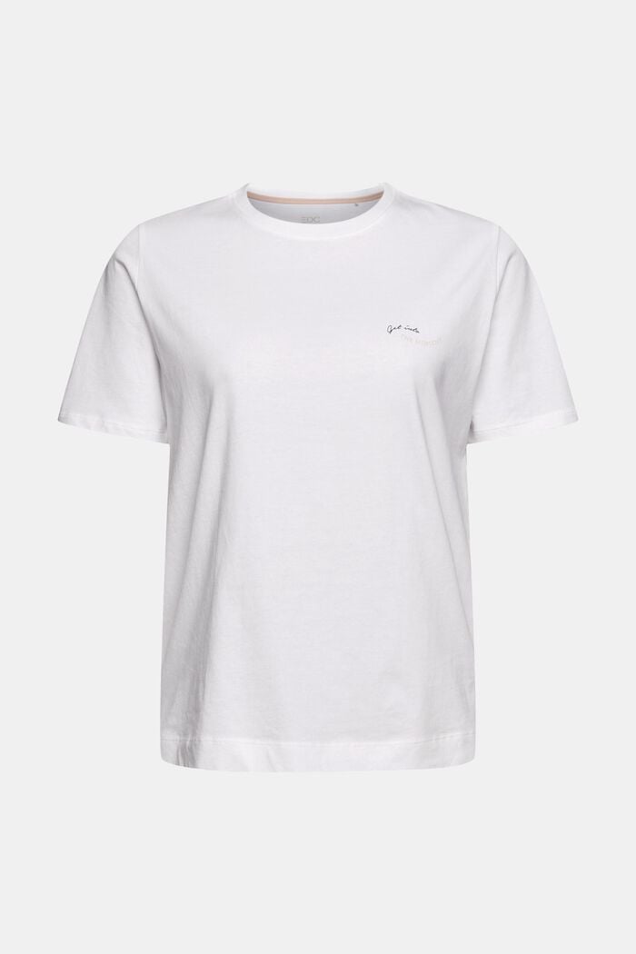 Camiseta con estampado pequeño, algodón ecológico