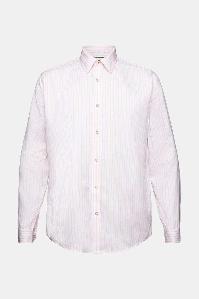 Camisa de popelina de algodón con diseño a rayas, PASTEL PINK, detail image number 6