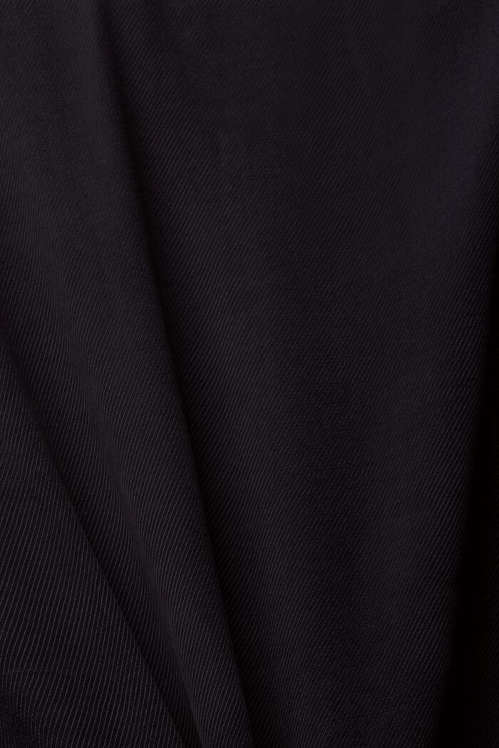Blusa texturizada finamente, BLACK, detail image number 5