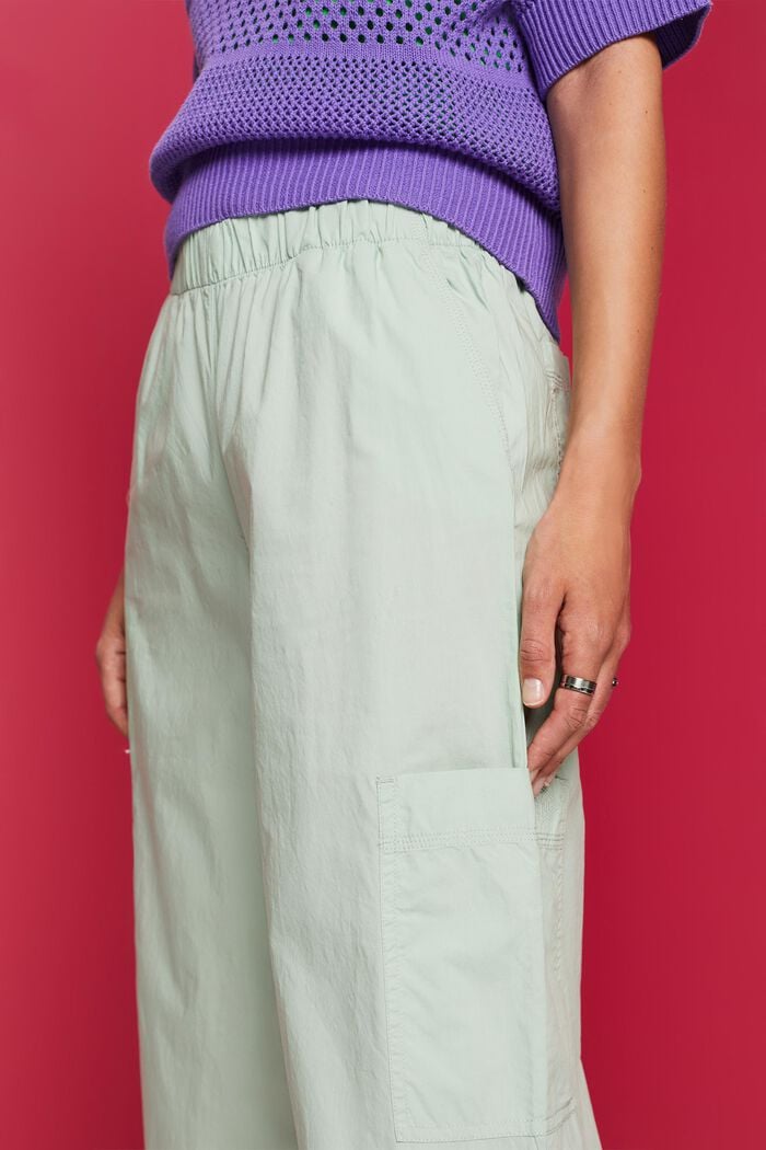 Pantalones estilo cargo, 100 % algodón, CITRUS GREEN, detail image number 2