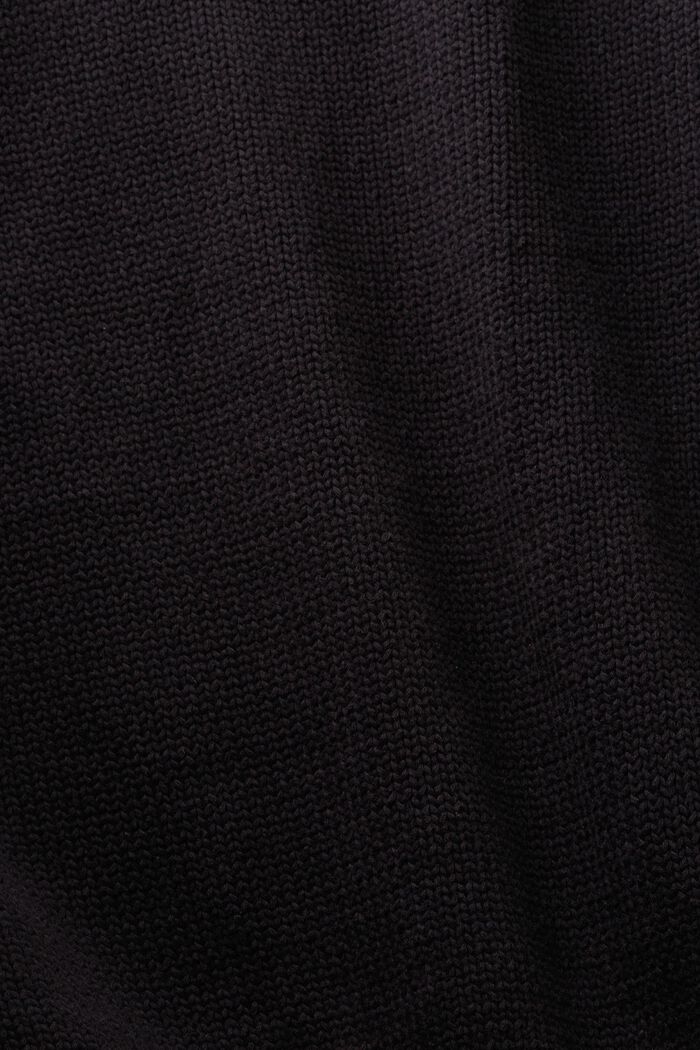 Jersey de punto grueso con logotipo, BLACK, detail image number 5