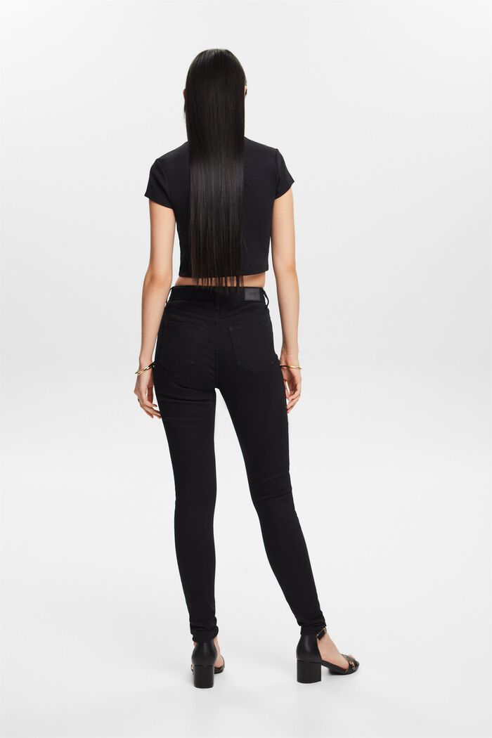 Jeans high-rise skinny, BLACK RINSE, detail image number 2