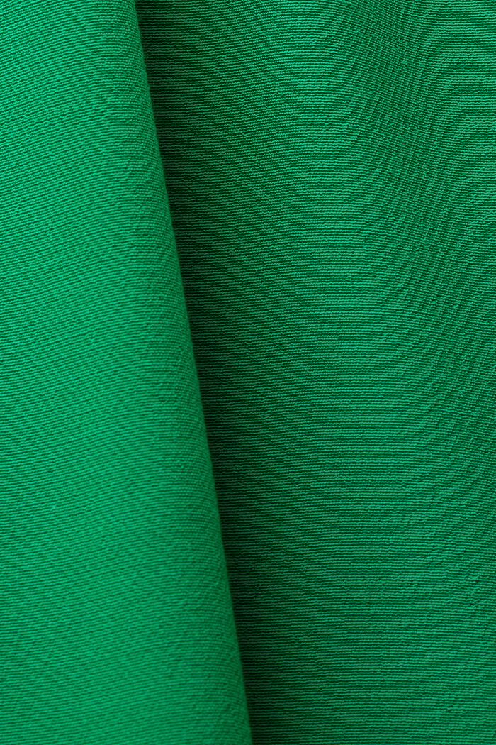 Vestido línea A con cintura fruncida, GREEN, detail image number 5