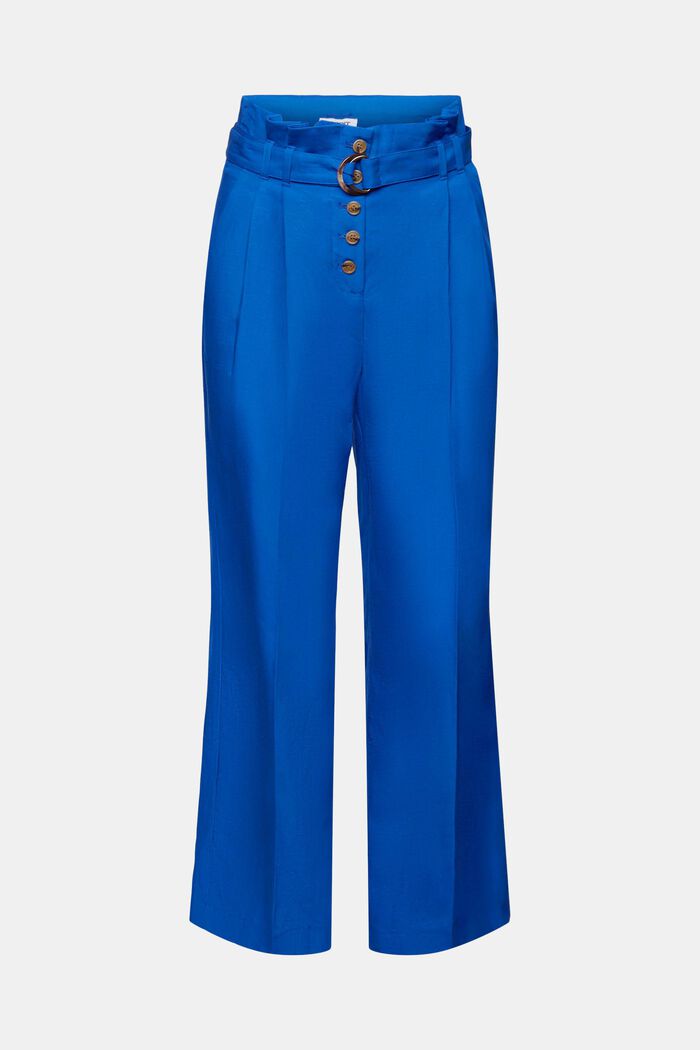 Mix and Match Pantalones culotte de tiro alto, BRIGHT BLUE, detail image number 7