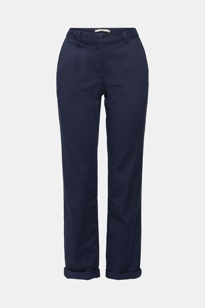 Pantalones chinos, NAVY, overview
