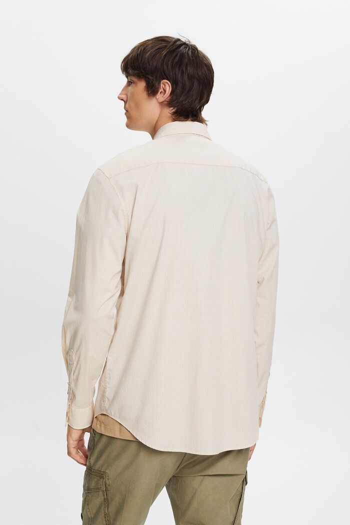 Camisa en popelina de algodón, SAND, detail image number 3