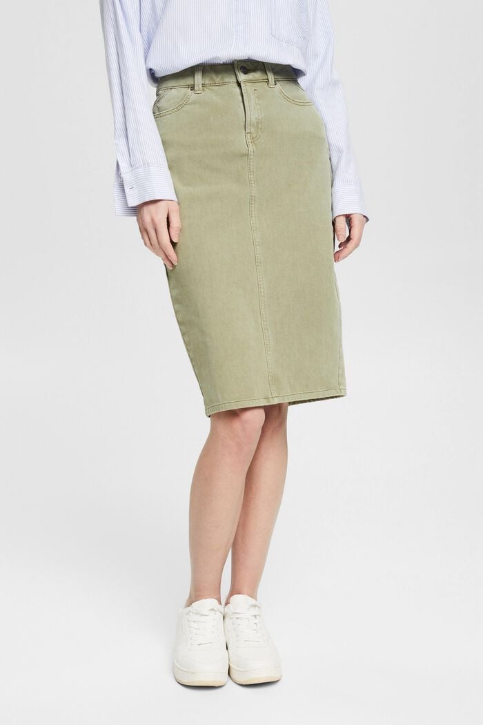 Fashion Skirt, LIGHT KHAKI, detail image number 0