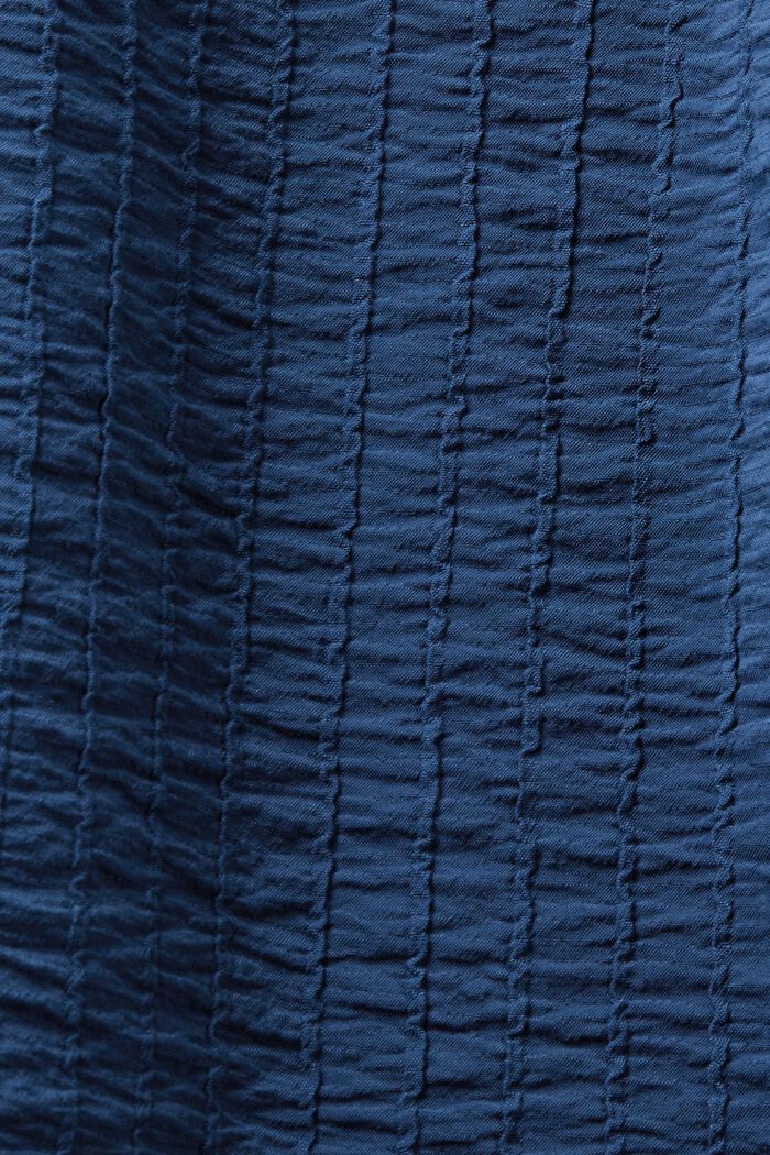 Blusa de manga larga texturizada, GREY BLUE, detail image number 1