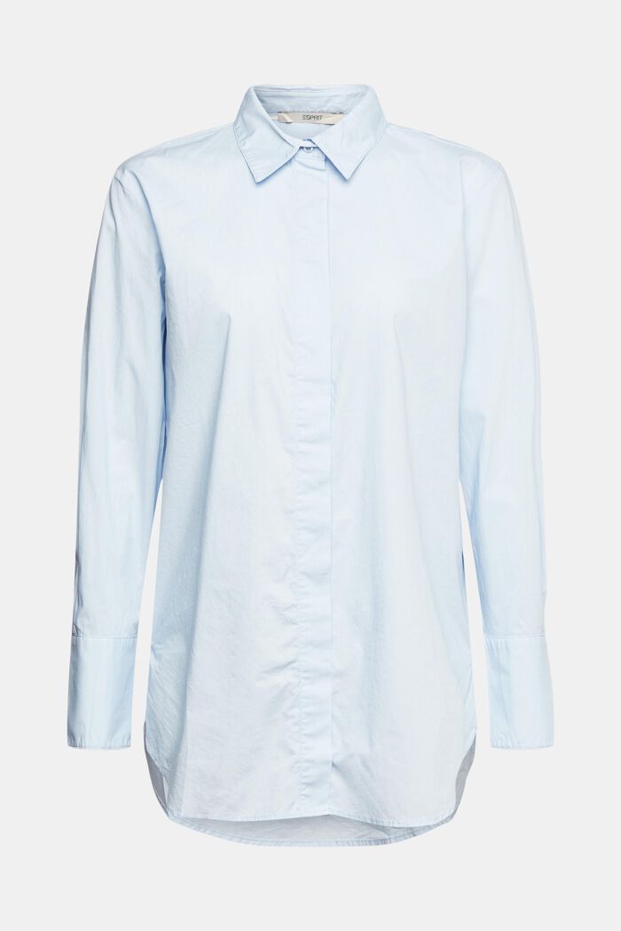 Blusa camisera oversize, LIGHT BLUE, detail image number 8