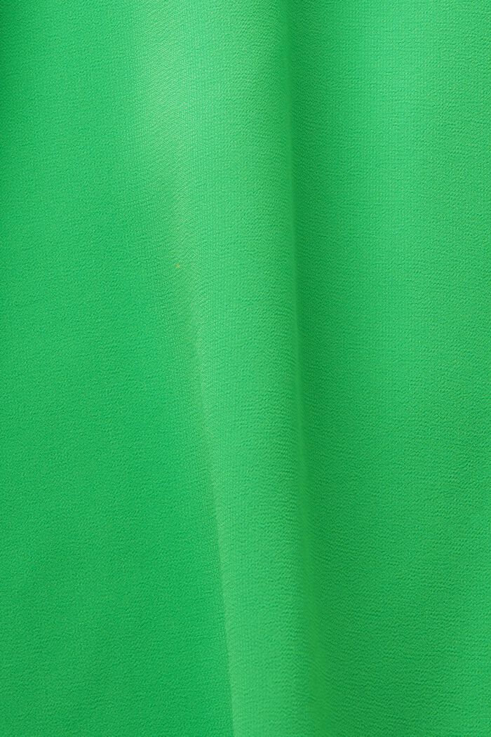 Blusa sin mangas de gasa de crepé, CITRUS GREEN, detail image number 5