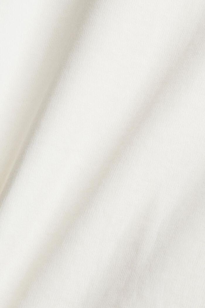 Pantalón jogging confeccionado en una mezcla de algodón ecológico, OFF WHITE, detail image number 4
