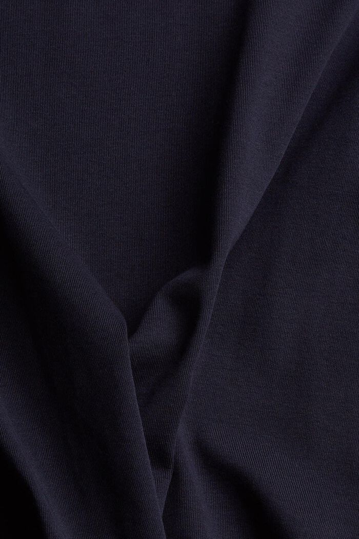 Camiseta en 100 % algodón ecológico, NAVY, detail image number 4