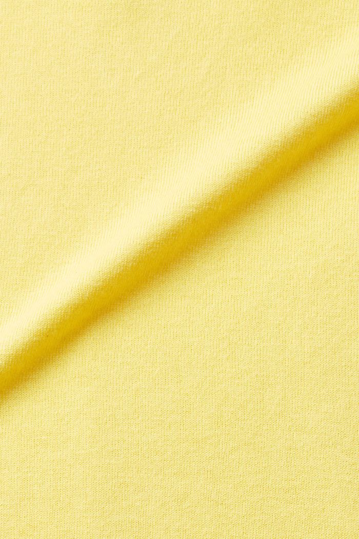Jersey con cuello en pico, LIGHT YELLOW, detail image number 5