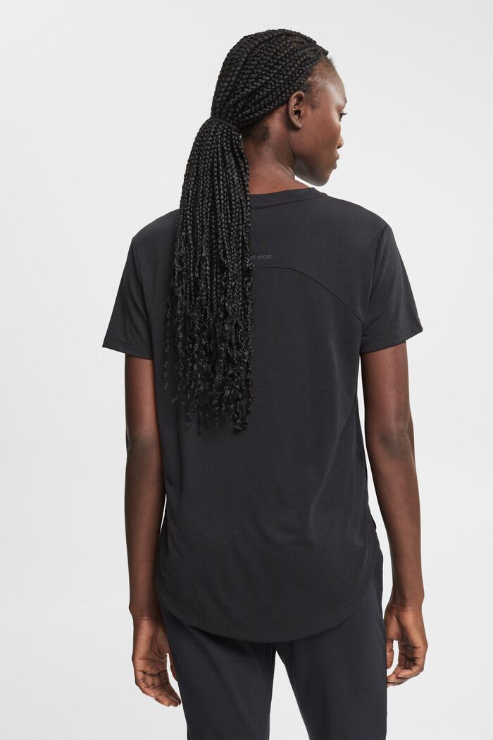 Camiseta deportiva, LENZING™ ECOVERO™, BLACK, detail image number 6